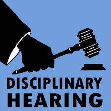 Disciplinary hearing service
