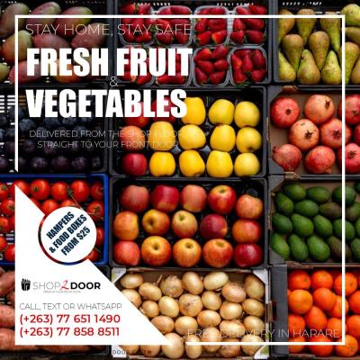 Fresh fruits and vegetables hamper